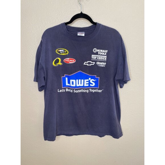Chase Authentics NASCAR Jimmie Johnson 48 Mens XL Blue Graphic T-Shirt Racing - Picture 2 of 6